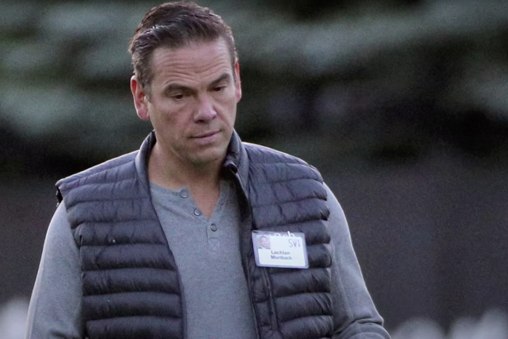 Lachlan Murdoch. Screenshot from a Reuters video.